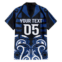 Custom Aotearoa Ngati Tuwharetoa Family Matching Off Shoulder Maxi Dress and Hawaiian Shirt Maori Pattern New Zealand DT05 - Polynesian Pride
