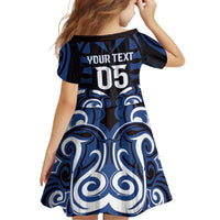 Custom Aotearoa Ngati Tuwharetoa Family Matching Summer Maxi Dress and Hawaiian Shirt Maori Pattern New Zealand DT05 - Polynesian Pride
