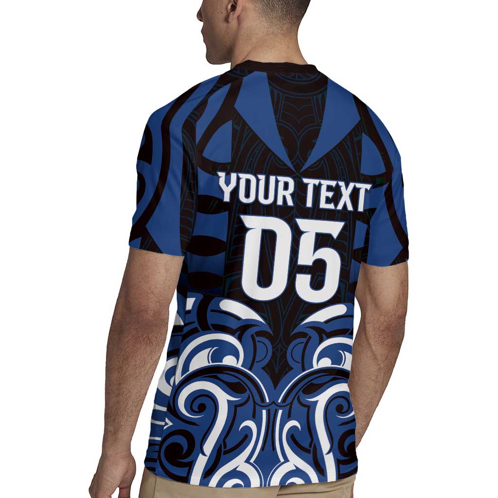 Custom Aotearoa Ngati Tuwharetoa Rugby Jersey Maori Pattern New Zealand - Polynesian Pride