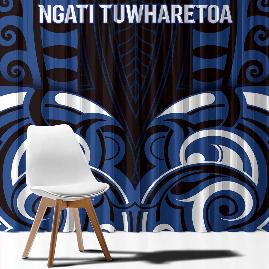 Aotearoa Ngati Tuwharetoa Window Curtain Maori Pattern New Zealand DT05 - Polynesian Pride