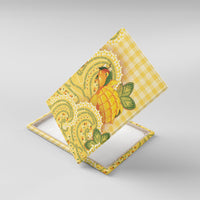 Hawaii Palaka Canvas Wall Art Cute Ripe Mango Turtle On The Waves