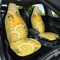 Hawaii Palaka Car Seat Cover Cute Ripe Mango Turtle On The Waves