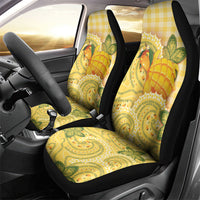 Hawaii Palaka Car Seat Cover Cute Ripe Mango Turtle On The Waves