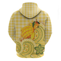 Hawaii Palaka Hoodie Cute Ripe Mango Turtle On The Waves