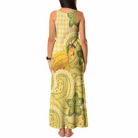 Hawaii Palaka Tank Maxi Dress Cute Ripe Mango Turtle On The Waves