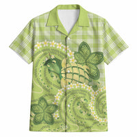 Hawaii Palaka Hawaiian Shirt Cute Green Mango Turtle On The Waves