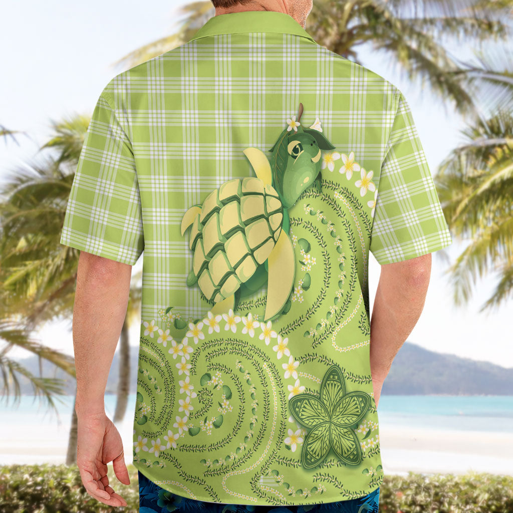 Hawaii Palaka Hawaiian Shirt Cute Green Mango Turtle On The Waves
