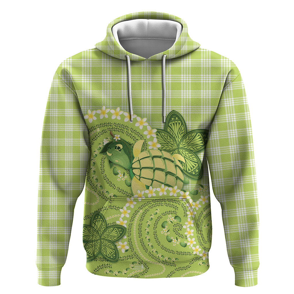 Hawaii Palaka Zip Hoodie Cute Green Mango Turtle On The Waves