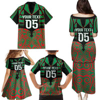 Custom Aotearoa Ngati Hine Family Matching Puletasi and Hawaiian Shirt Maori Pattern New Zealand DT05 - Polynesian Pride
