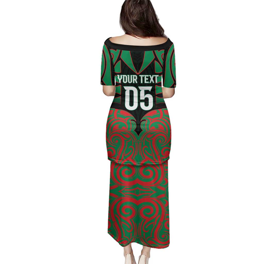 Custom Aotearoa Ngati Hine Family Matching Puletasi and Hawaiian Shirt Maori Pattern New Zealand DT05 - Polynesian Pride