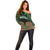 Custom Aotearoa Ngati Hine Off Shoulder Sweater Maori Pattern New Zealand - Polynesian Pride