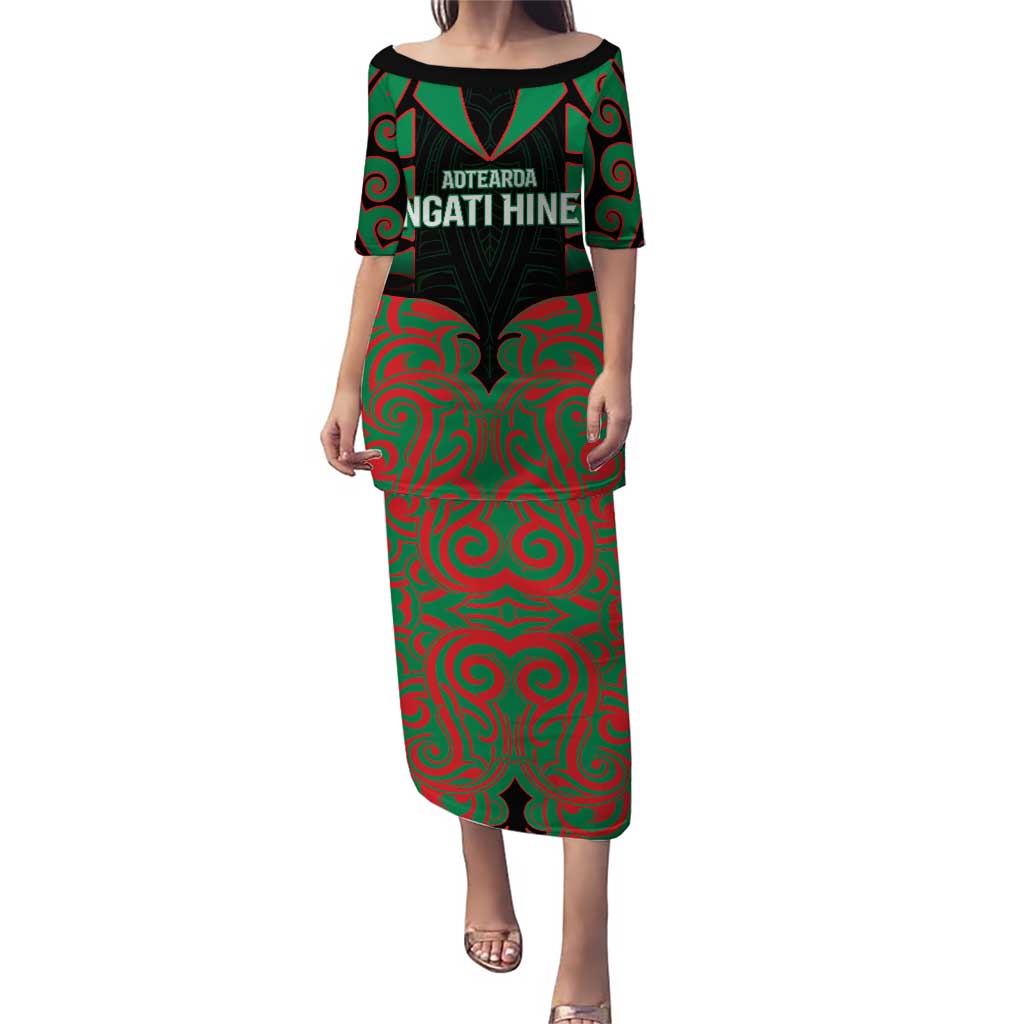 Custom Aotearoa Ngati Hine Puletasi Maori Pattern New Zealand - Polynesian Pride