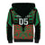 Custom Aotearoa Ngati Hine Sherpa Hoodie Maori Pattern New Zealand - Polynesian Pride