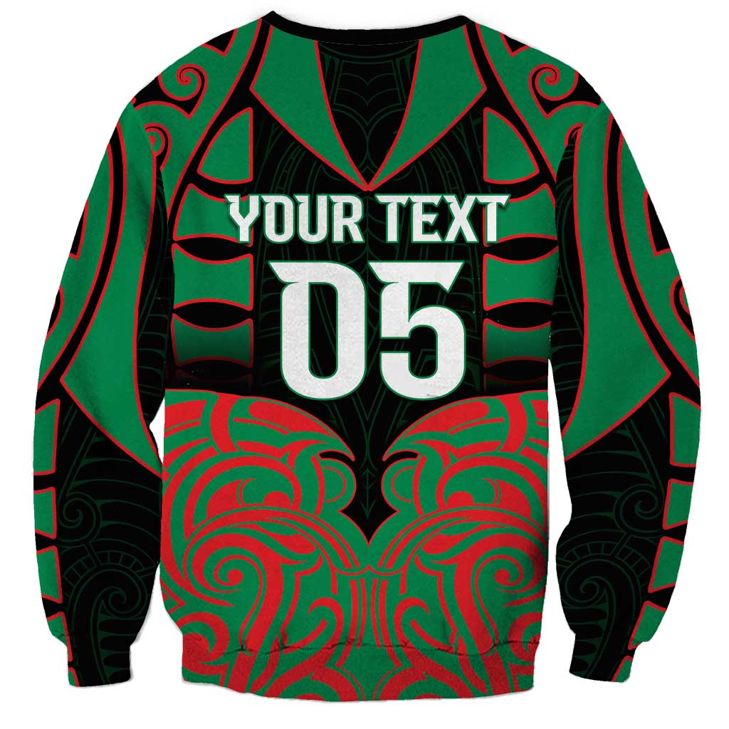 Custom Aotearoa Ngati Hine Sweatshirt Maori Pattern New Zealand - Polynesian Pride