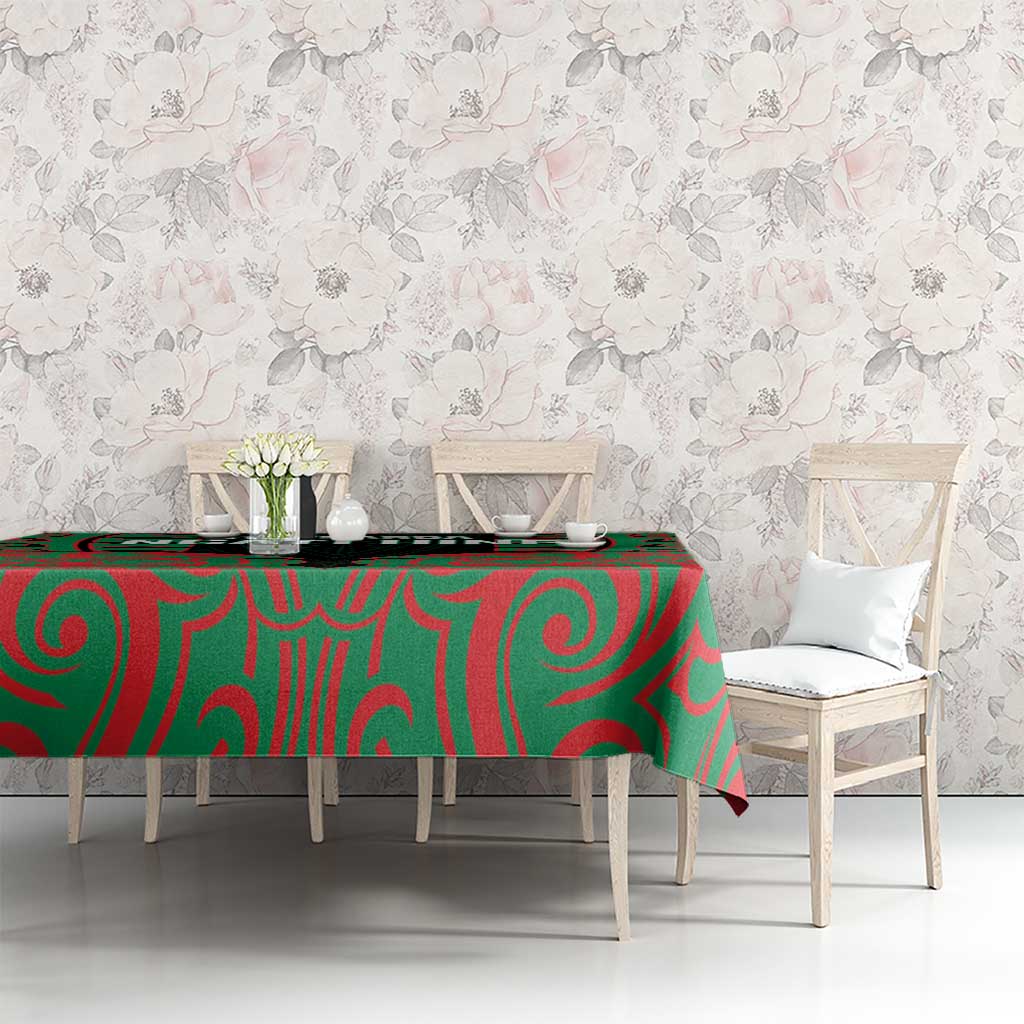 Aotearoa Ngati Hine Tablecloth Maori Pattern New Zealand - Polynesian Pride