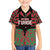 Custom Aotearoa Tuhoe Family Matching Off The Shoulder Long Sleeve Dress and Hawaiian Shirt Maori Pattern New Zealand - Polynesian Pride
