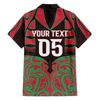 Custom Aotearoa Tuhoe Family Matching Summer Maxi Dress and Hawaiian Shirt Maori Pattern New Zealand DT05 - Polynesian Pride
