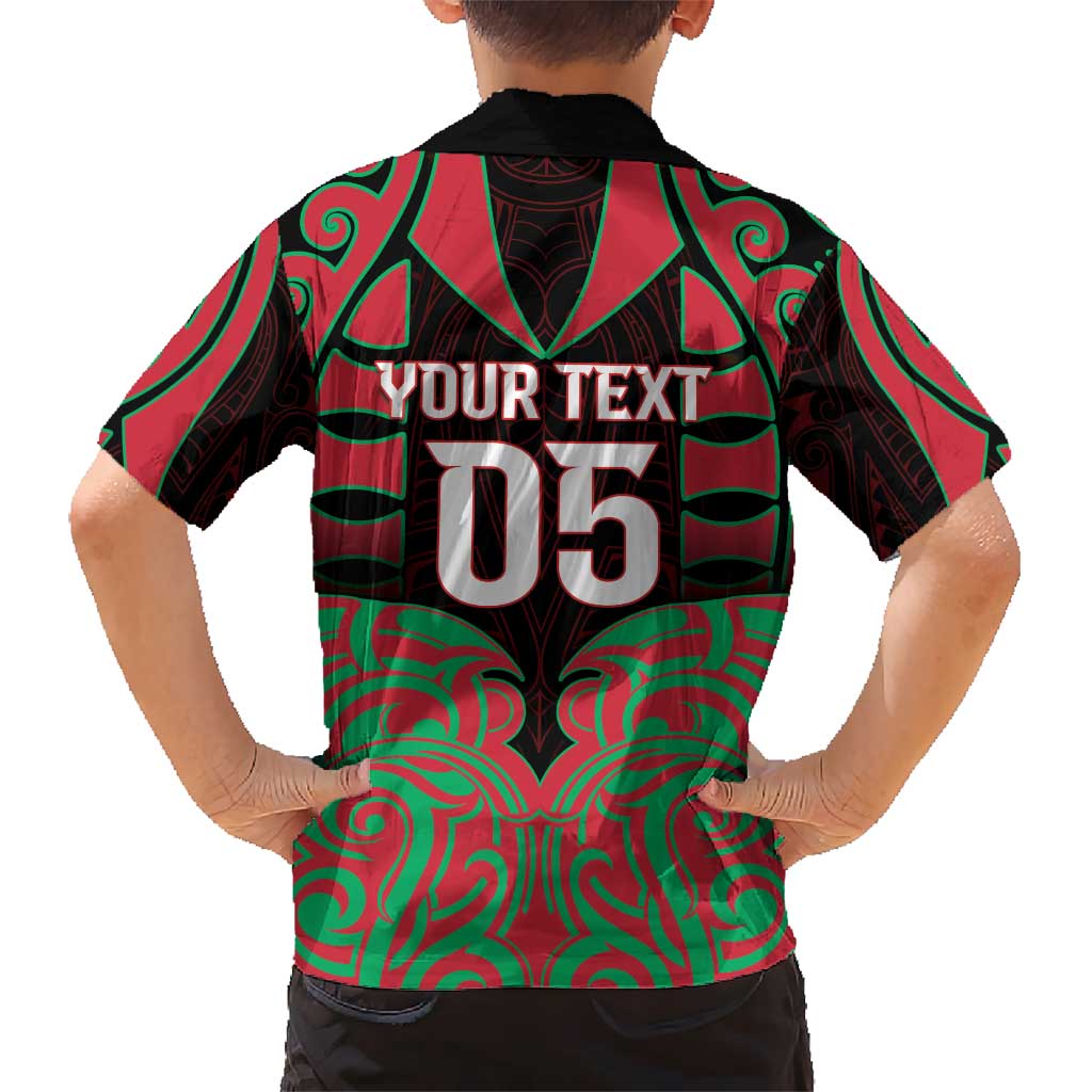 Custom Aotearoa Tuhoe Kid Hawaiian Shirt Maori Pattern New Zealand - Polynesian Pride