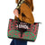 Aotearoa Tuhoe Leather Tote Bag Maori Pattern New Zealand - Polynesian Pride