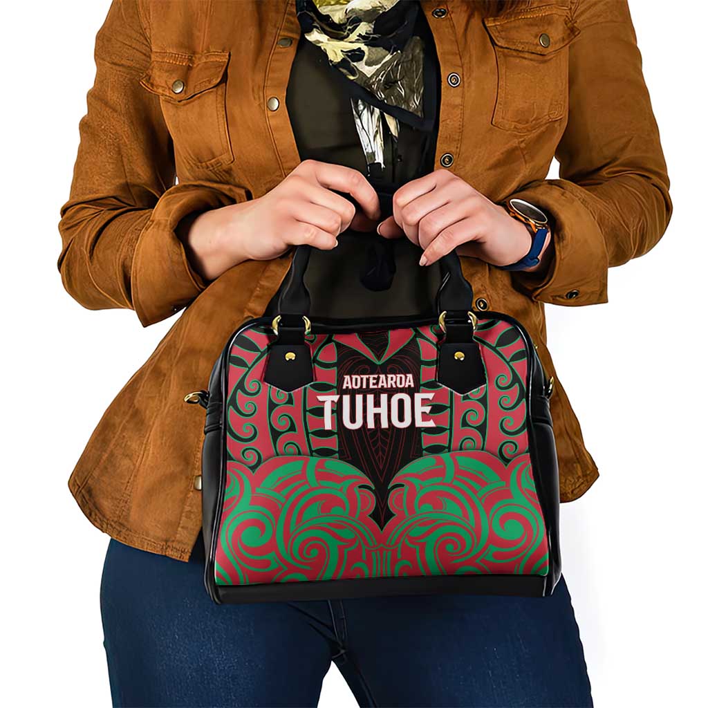 Aotearoa Tuhoe Shoulder Handbag Maori Pattern New Zealand - Polynesian Pride