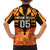 Custom Aotearoa Waikato Family Matching Off The Shoulder Long Sleeve Dress and Hawaiian Shirt Maori Pattern New Zealand - Polynesian Pride
