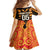 Custom Aotearoa Waikato Family Matching Off The Shoulder Long Sleeve Dress and Hawaiian Shirt Maori Pattern New Zealand - Polynesian Pride