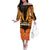 Custom Aotearoa Waikato Family Matching Off The Shoulder Long Sleeve Dress and Hawaiian Shirt Maori Pattern New Zealand - Polynesian Pride