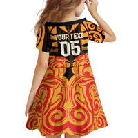 Custom Aotearoa Waikato Family Matching Off Shoulder Maxi Dress and Hawaiian Shirt Maori Pattern New Zealand DT05 - Polynesian Pride