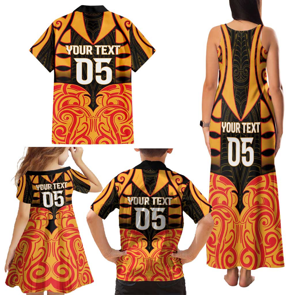 Custom Aotearoa Waikato Family Matching Tank Maxi Dress and Hawaiian Shirt Maori Pattern New Zealand DT05 - Polynesian Pride