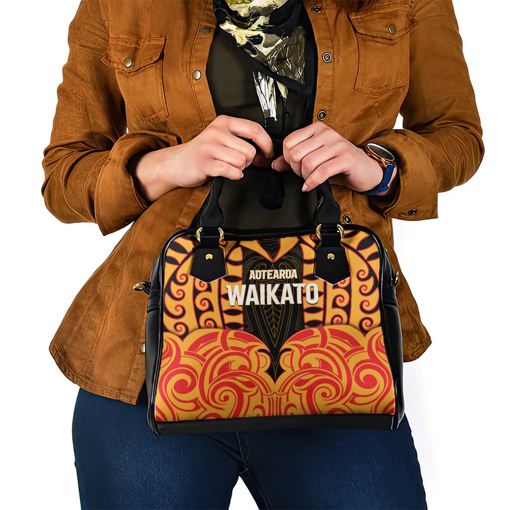 Aotearoa Waikato Shoulder Handbag Maori Pattern New Zealand - Polynesian Pride