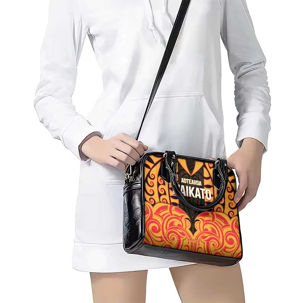 Aotearoa Waikato Shoulder Handbag Maori Pattern New Zealand - Polynesian Pride