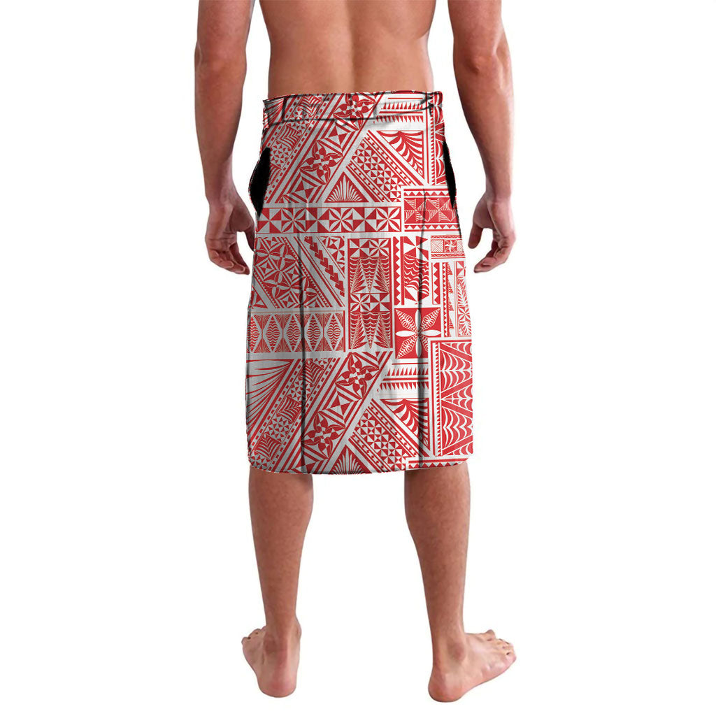 Tonga King's Birthday Lavalava Gold Royal Crown Tribal Patterns
