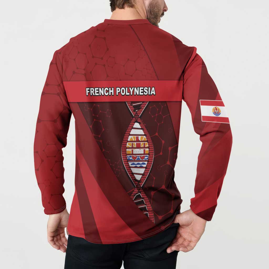 French Polynesia Is In My DNA Button Sweatshirt - Polynesian Pride