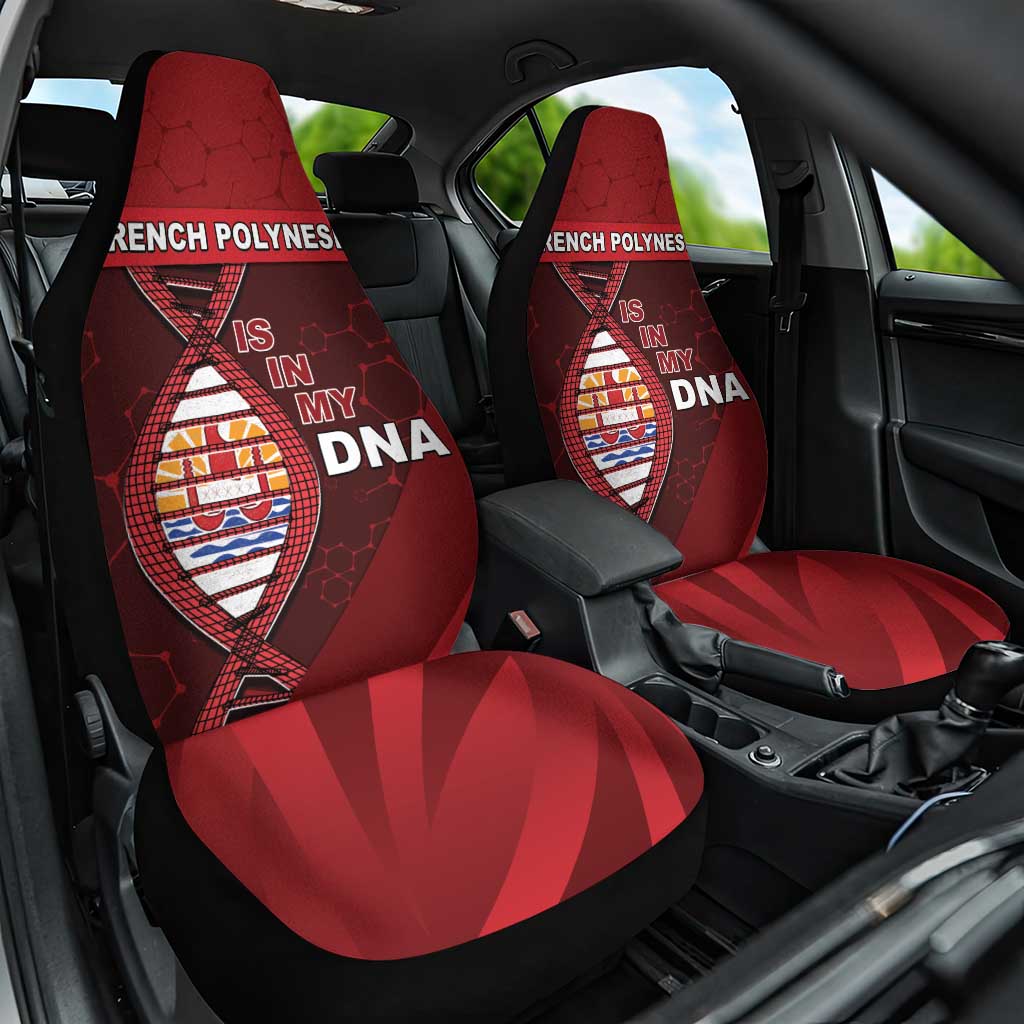French Polynesia Is In My DNA Car Seat Cover - Polynesian Pride