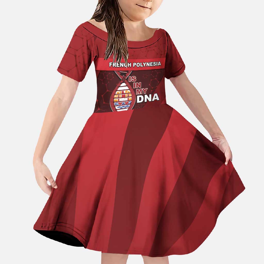 French Polynesia Is In My DNA Family Matching Off Shoulder Maxi Dress and Hawaiian Shirt - Polynesian Pride