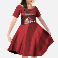 French Polynesia Is In My DNA Family Matching Off Shoulder Maxi Dress and Hawaiian Shirt - Polynesian Pride