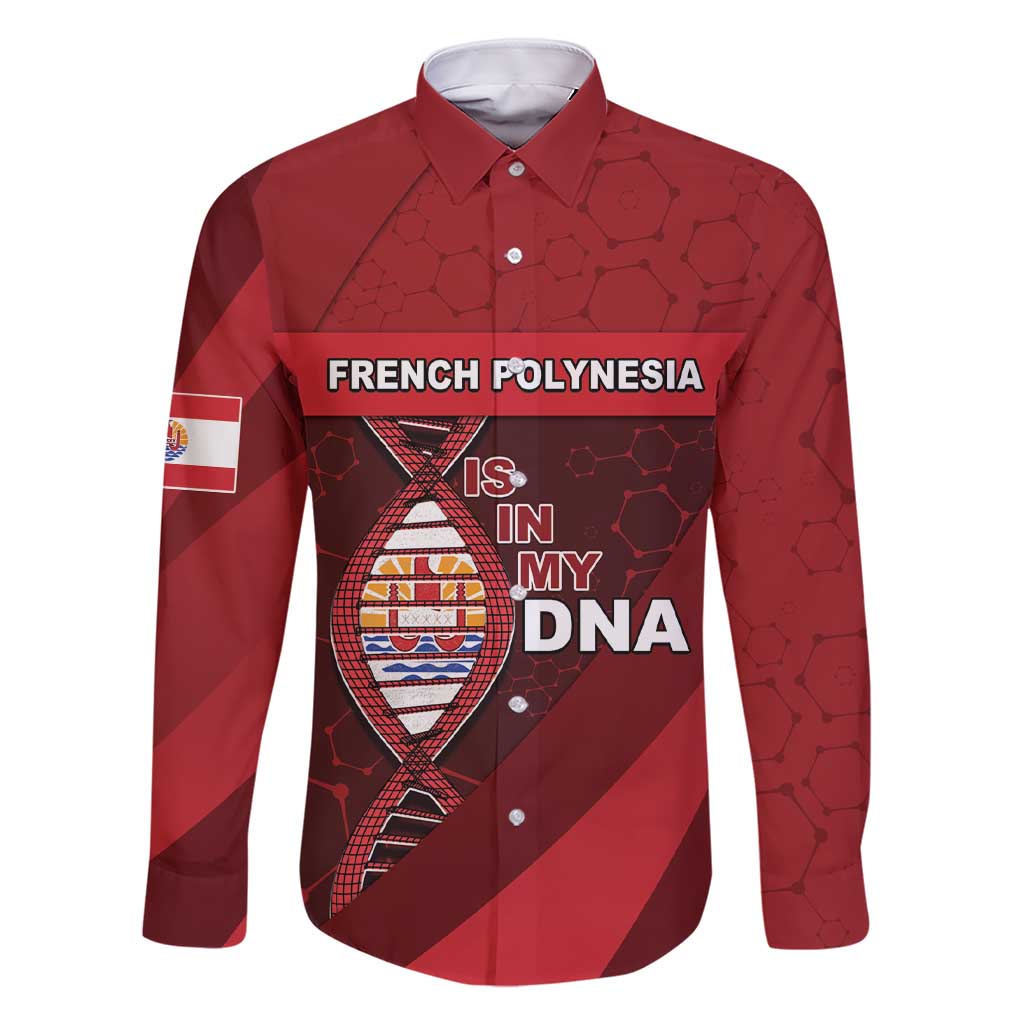 French Polynesia Is In My DNA Family Matching Short Sleeve Bodycon Dress and Hawaiian Shirt - Polynesian Pride