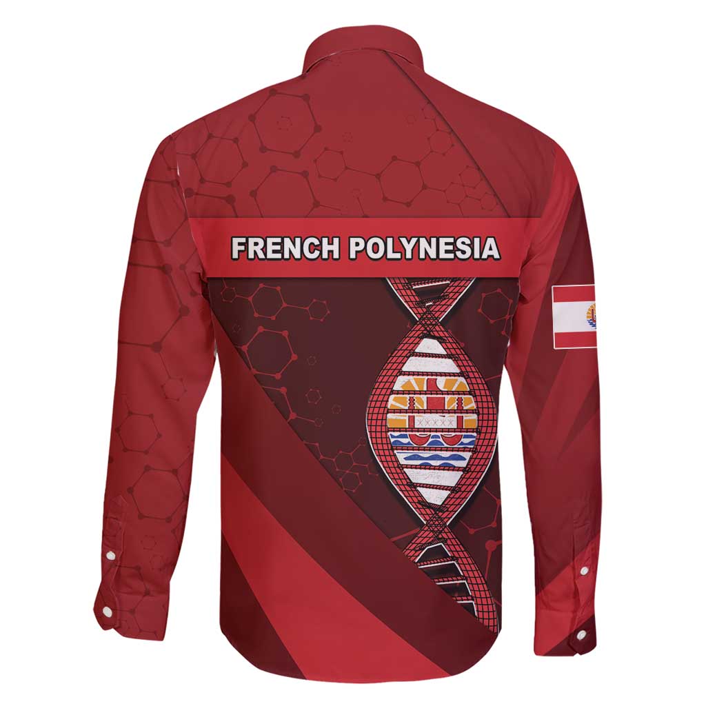 French Polynesia Is In My DNA Family Matching Short Sleeve Bodycon Dress and Hawaiian Shirt - Polynesian Pride