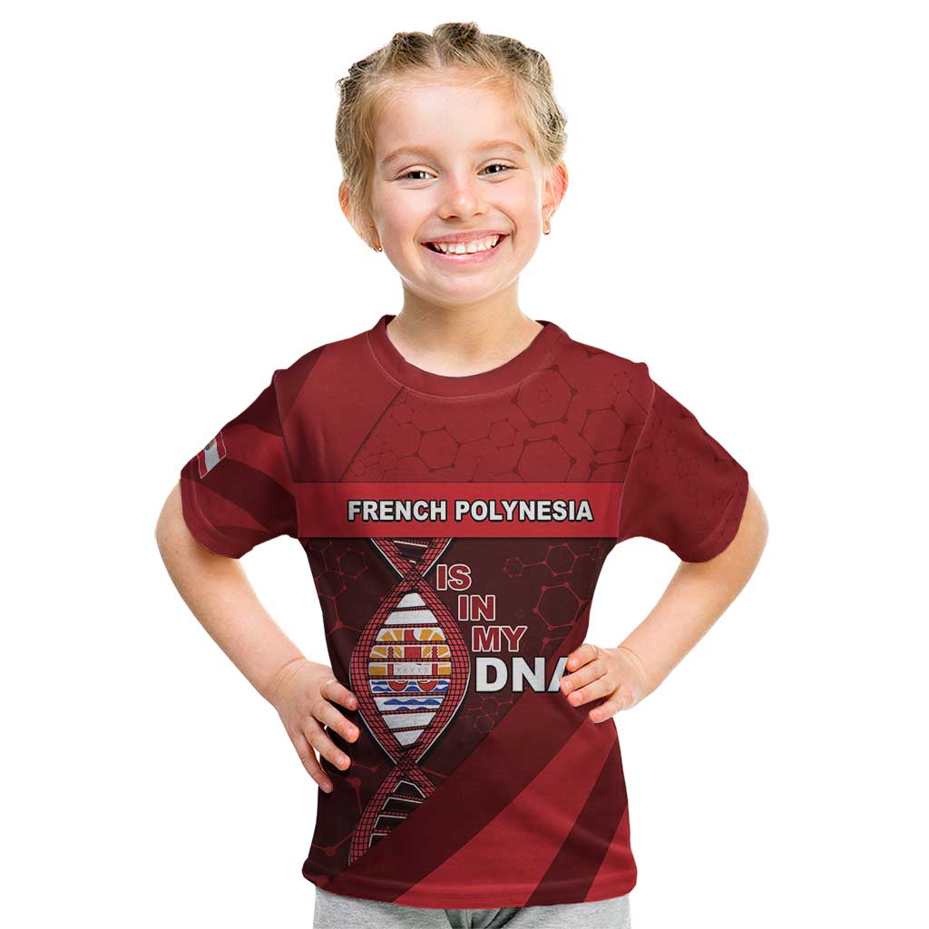 French Polynesia Is In My DNA Kid T Shirt - Polynesian Pride