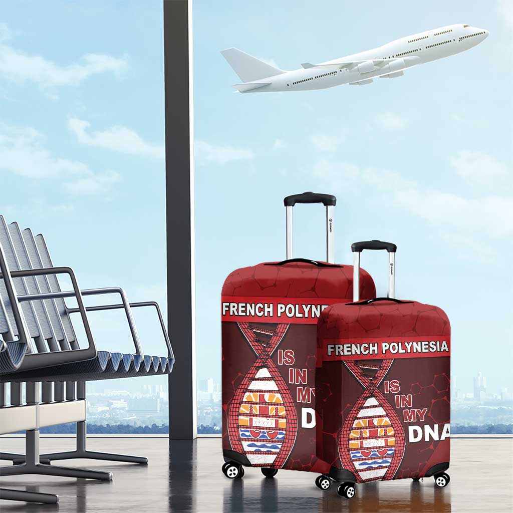 French Polynesia Is In My DNA Luggage Cover - Polynesian Pride