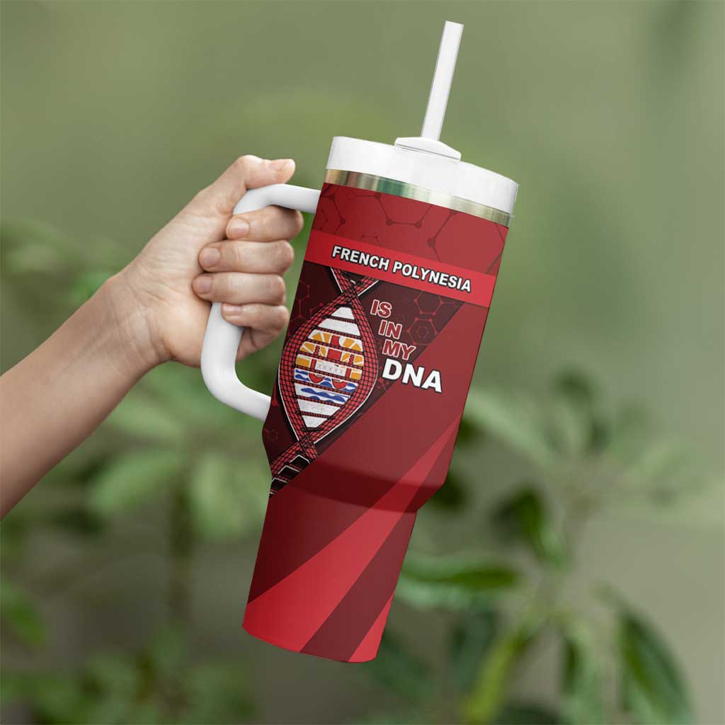 French Polynesia Is In My DNA Tumbler With Handle - Polynesian Pride