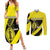 New Caledonia Is In My DNA Couples Matching Summer Maxi Dress and Long Sleeve Button Shirt - Polynesian Pride