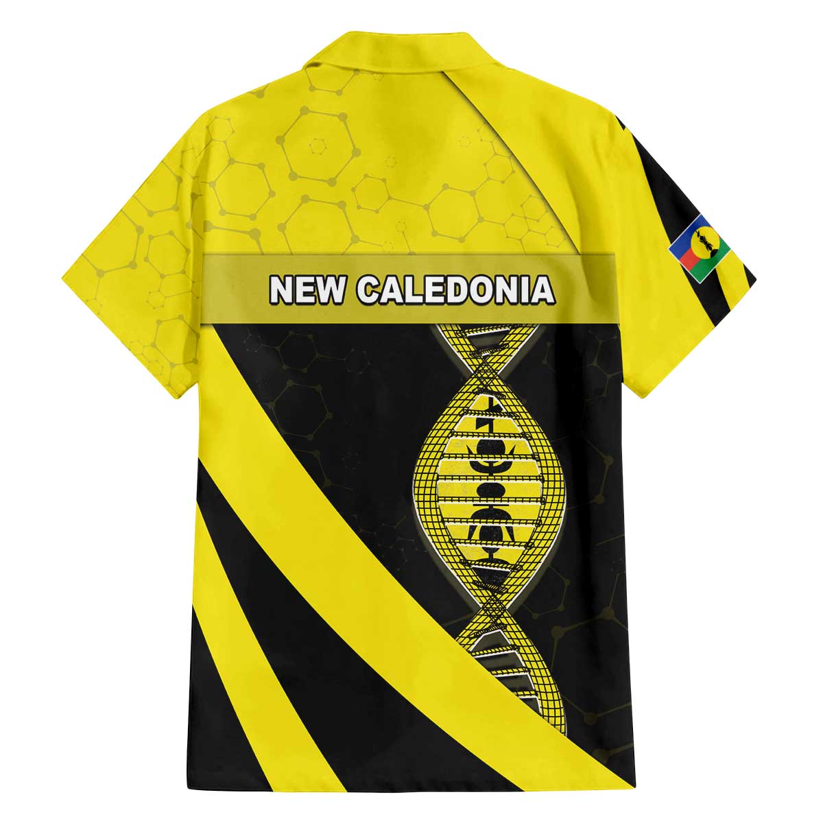 New Caledonia Is In My DNA Family Matching Off The Shoulder Long Sleeve Dress and Hawaiian Shirt DT05 - Polynesian Pride