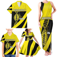New Caledonia Is In My DNA Family Matching Tank Maxi Dress and Hawaiian Shirt DT05 - Polynesian Pride
