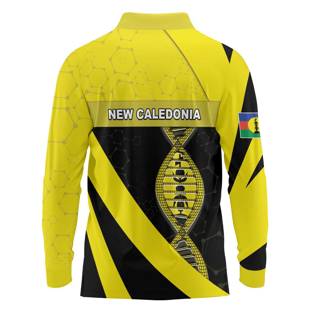 New Caledonia Is In My DNA Long Sleeve Polo Shirt - Polynesian Pride