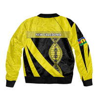New Caledonia Is In My DNA Sleeve Zip Bomber Jacket - Polynesian Pride