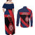 Wallis And Futuna Is In My DNA Couples Matching Off Shoulder Maxi Dress and Long Sleeve Button Shirt - Polynesian Pride
