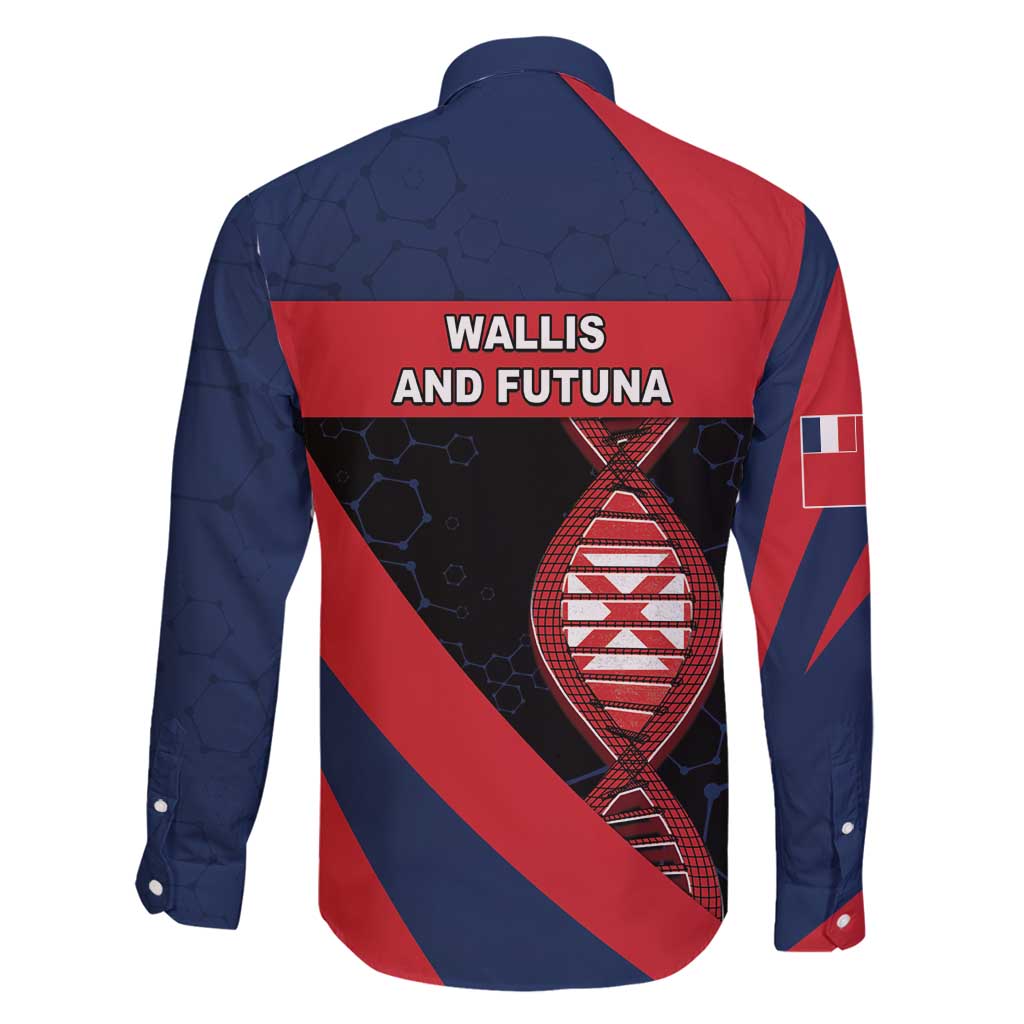 Wallis And Futuna Is In My DNA Family Matching Long Sleeve Bodycon Dress and Hawaiian Shirt DT05 - Polynesian Pride