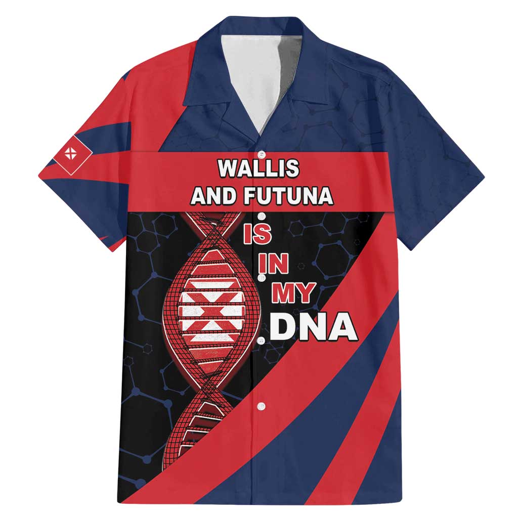 Wallis And Futuna Is In My DNA Family Matching Mermaid Dress and Hawaiian Shirt DT05 Dad's Shirt - Short Sleeve Multicolor - Polynesian Pride