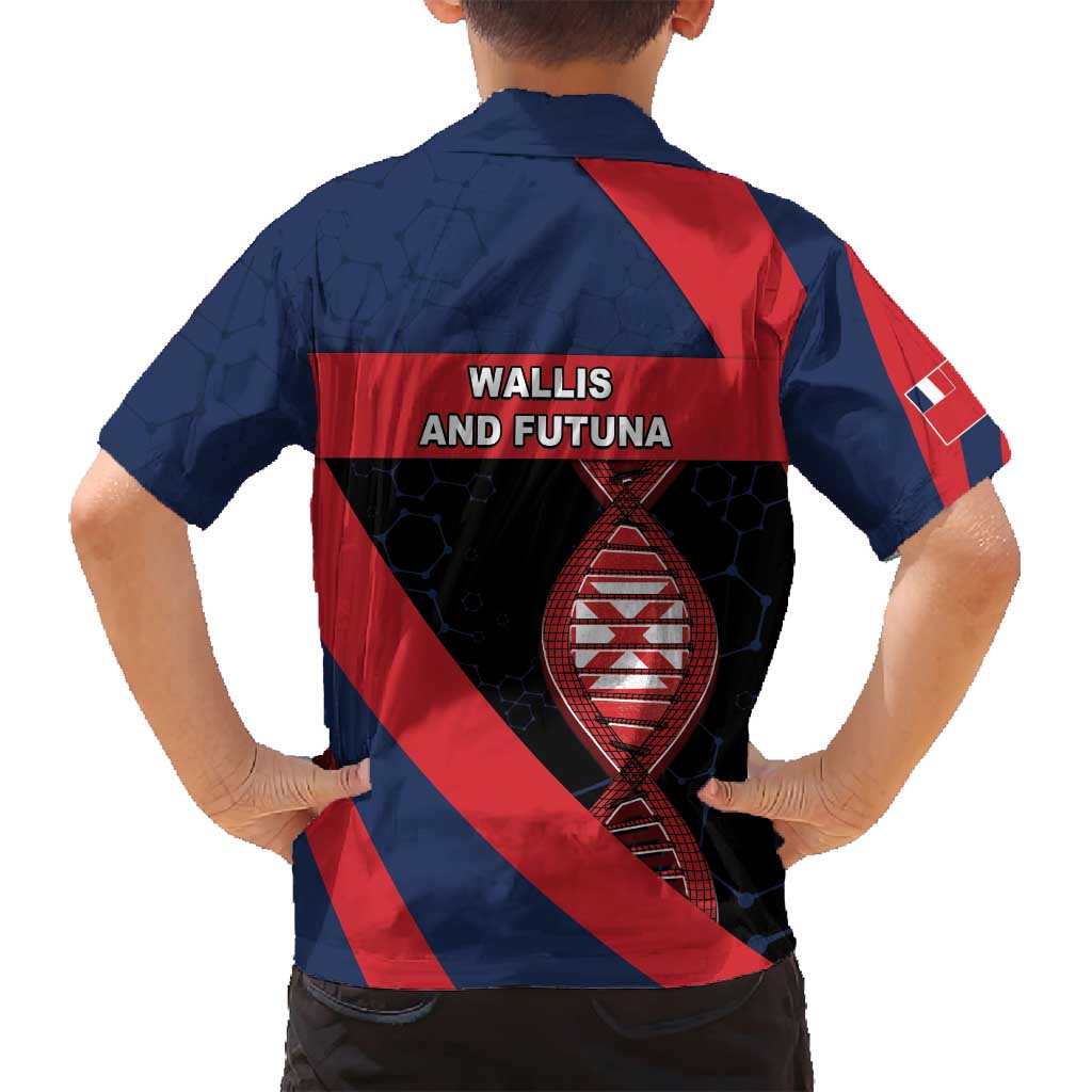 Wallis And Futuna Is In My DNA Family Matching Summer Maxi Dress and Hawaiian Shirt DT05 - Polynesian Pride